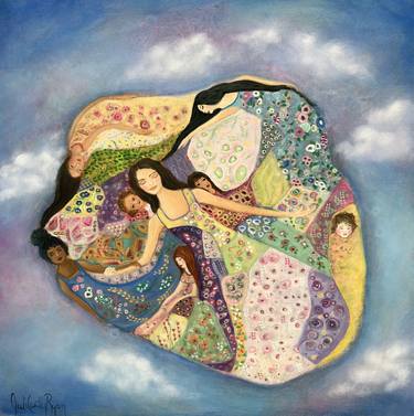 Original Contemporary Love Painting by Juli Cady Ryan