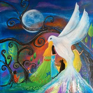 Original Fine Art Women Paintings by Juli Cady Ryan