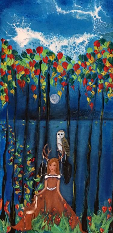 Saatchi Art Artist Juli Cady Ryan; Painting, “With Her, Comes Fall” #art
