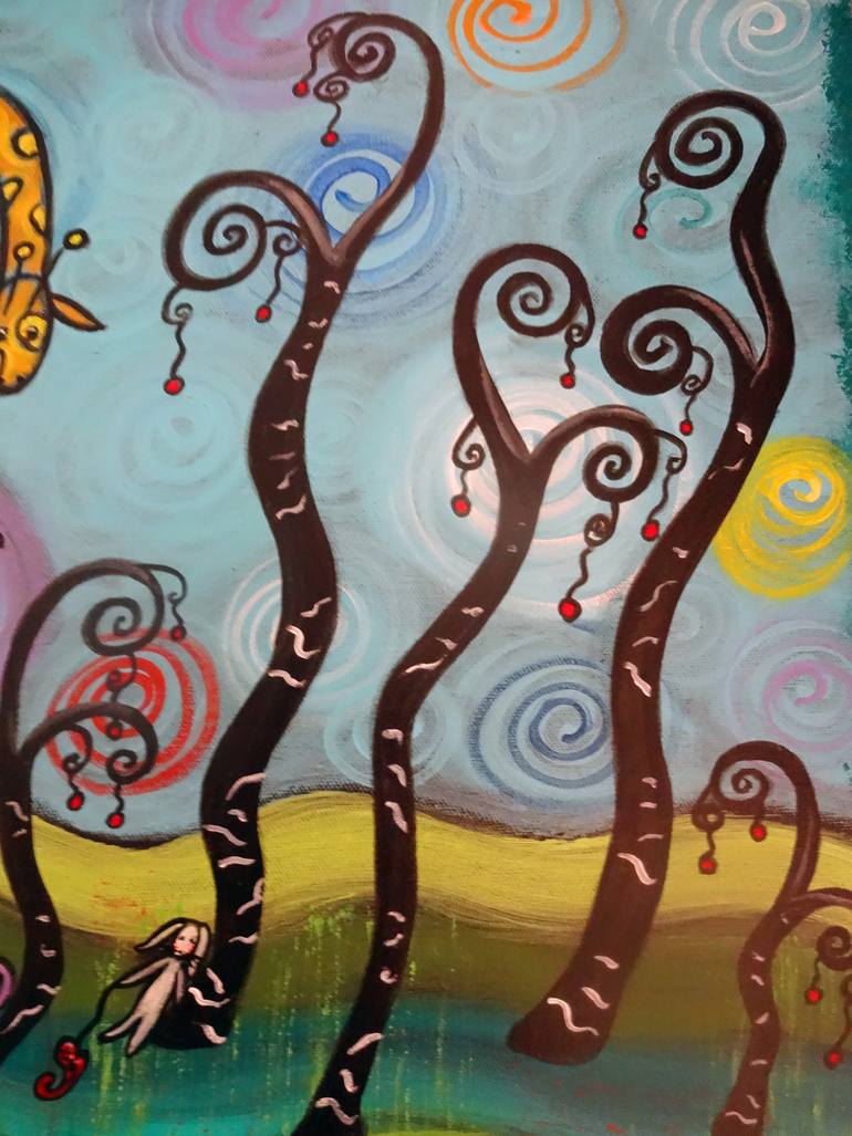 Original Conceptual Children Painting by Juli Cady Ryan