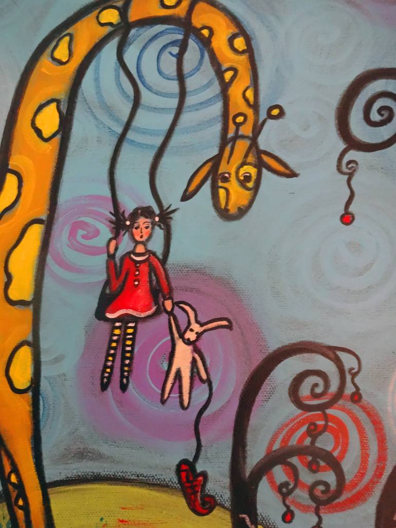 Original Conceptual Children Painting by Juli Cady Ryan