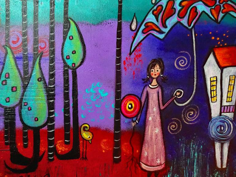 Original Conceptual Health & Beauty Painting by Juli Cady Ryan