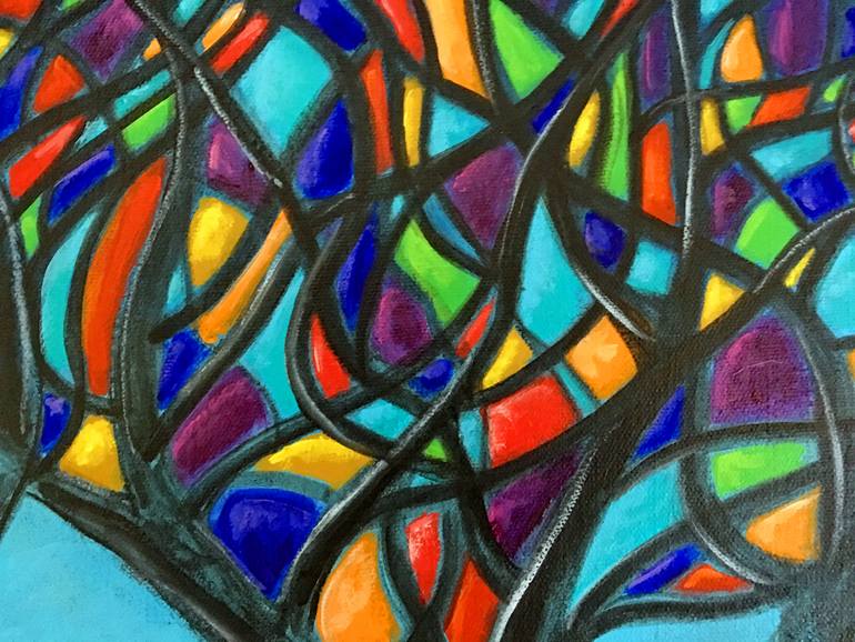 Original Folk Children Painting by Juli Cady Ryan