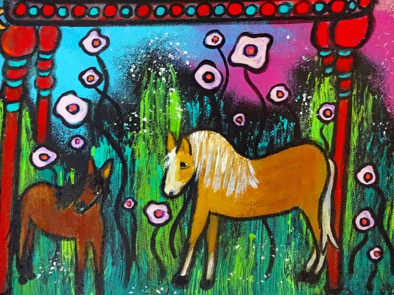 Original Fine Art Children Painting by Juli Cady Ryan