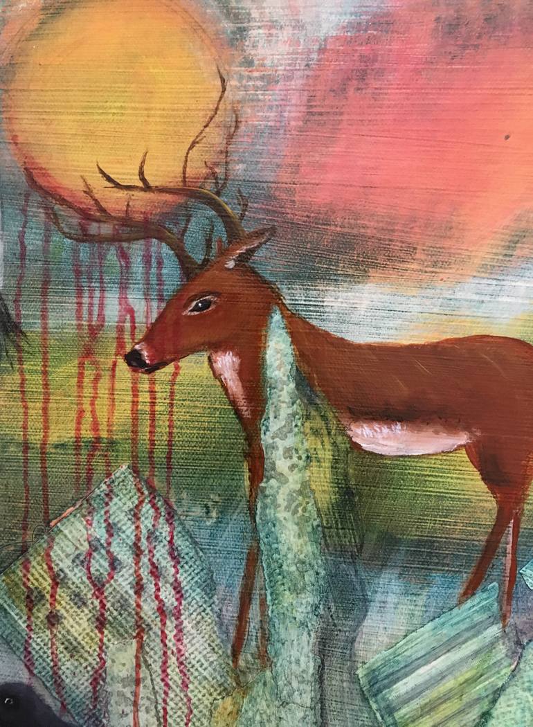 Original Other Animal Collage by Juli Cady Ryan