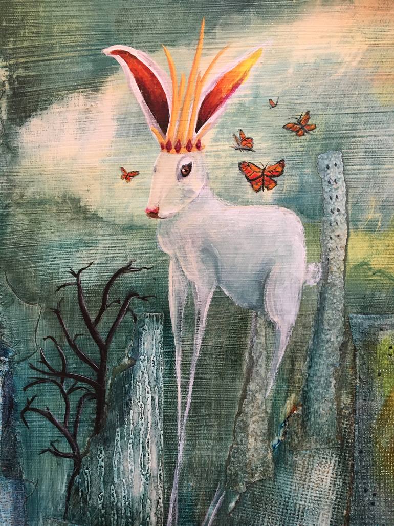 Original Other Animal Collage by Juli Cady Ryan