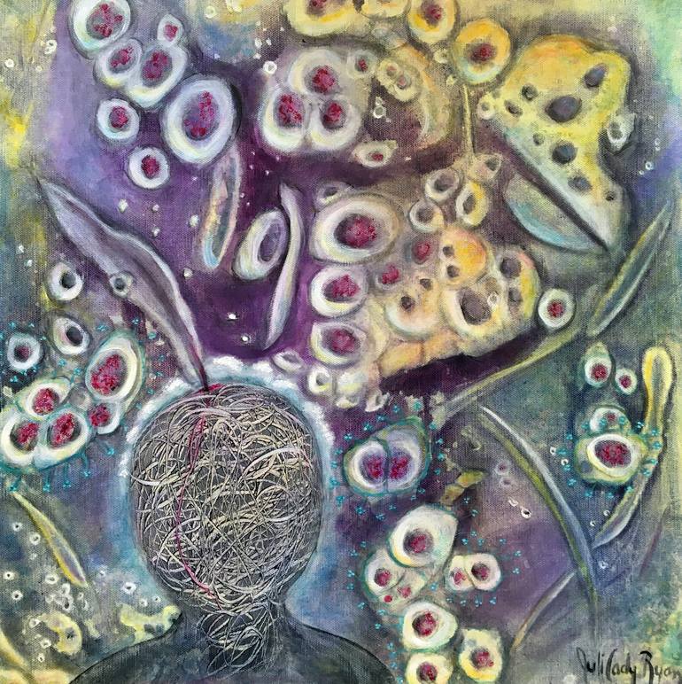 The Thoughts That Get Stuck In My Brain Painting By Juli Cady Ryan Saatchi Art