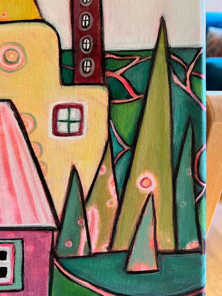 Original Contemporary Cities Painting by Juli Cady Ryan