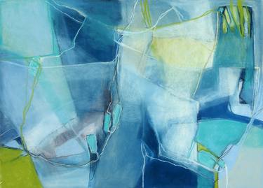 Whale Watching - Original Pastel Abstract thumb