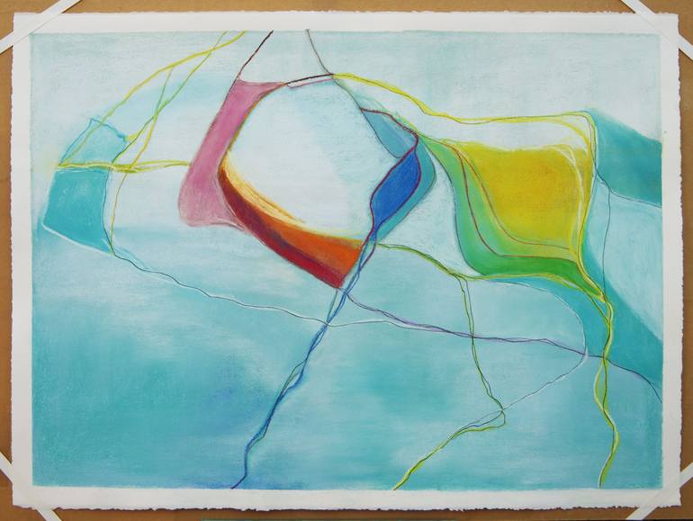 Original Abstract Drawing by Victoria Kloch
