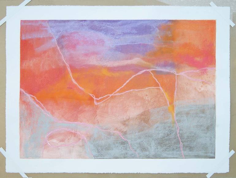 Original Abstract Drawing by Victoria Kloch