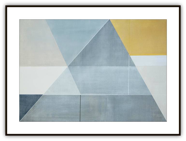 Original Abstract Geometric Painting by Victoria Kloch