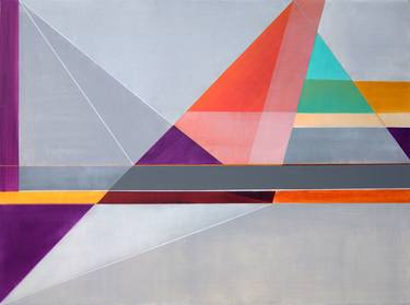 Original Abstract Geometric Paintings by Victoria Kloch