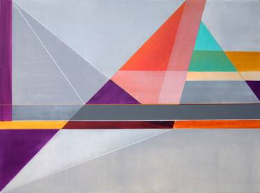 Print of Geometric Paintings by Victoria Kloch