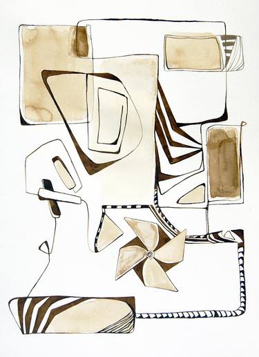 Original Abstract Drawings by Victoria Kloch