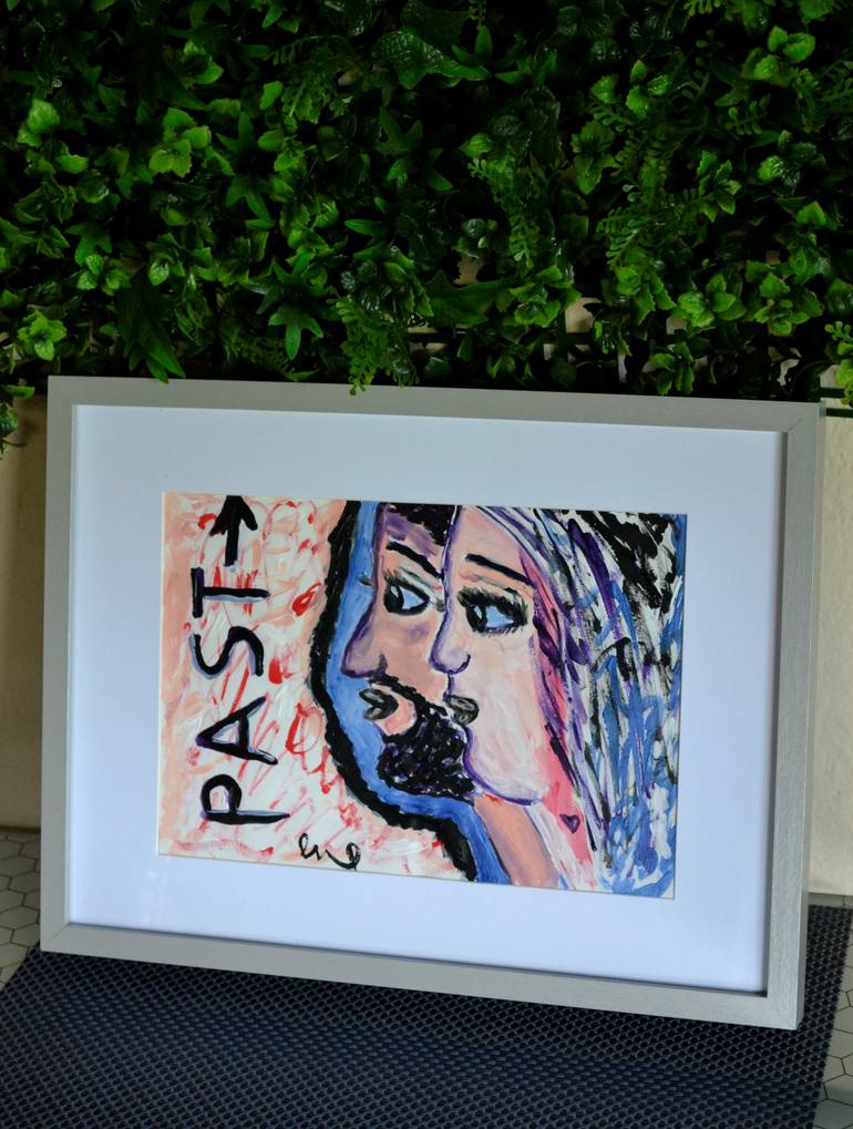Original Abstract Love Painting by Elena Emma