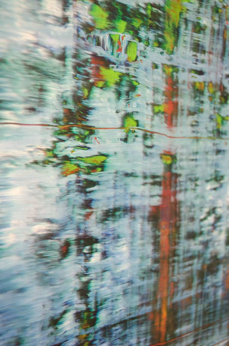 Original Abstract Expressionism Abstract Painting by Richard Burki