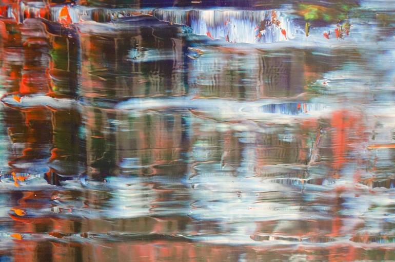 Original Abstract Expressionism Abstract Painting by Richard Burki