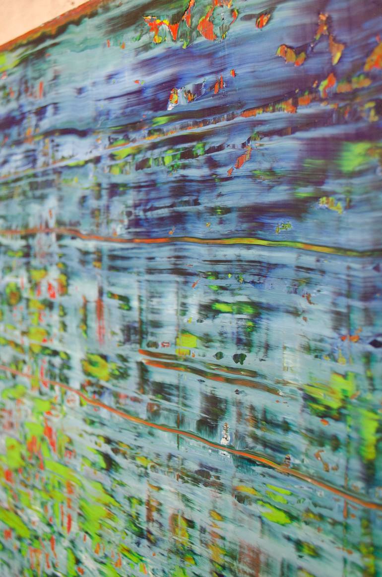 Original Abstract Expressionism Abstract Painting by Richard Burki