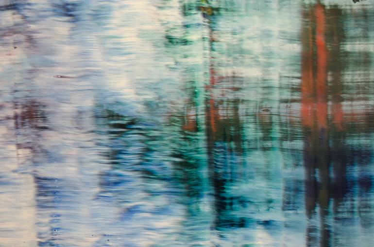 Original Abstract Expressionism Abstract Painting by Richard Burki