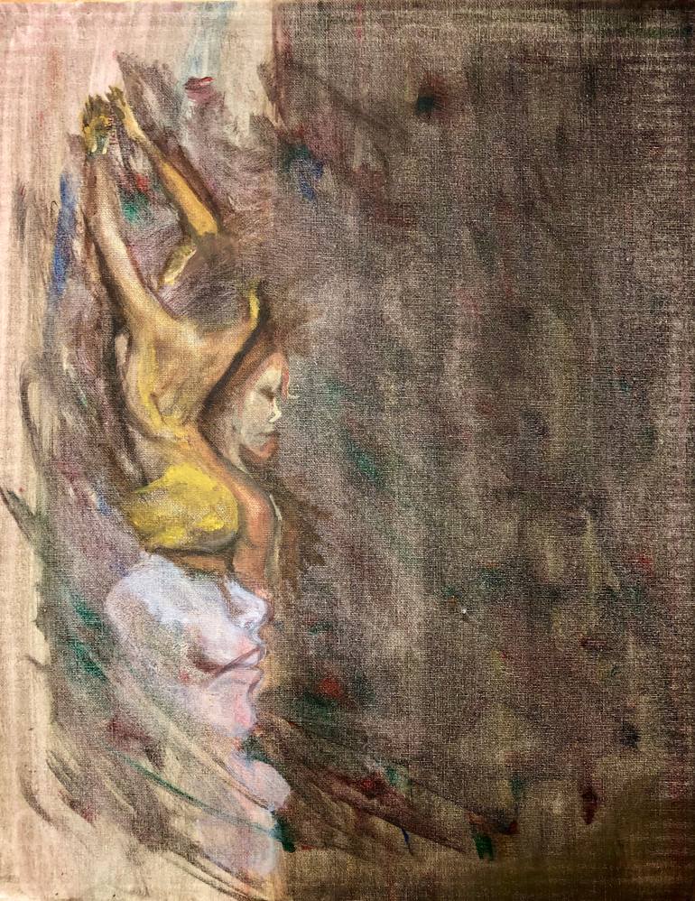 Original Documentary Abstract Painting by Jacquline Swenson