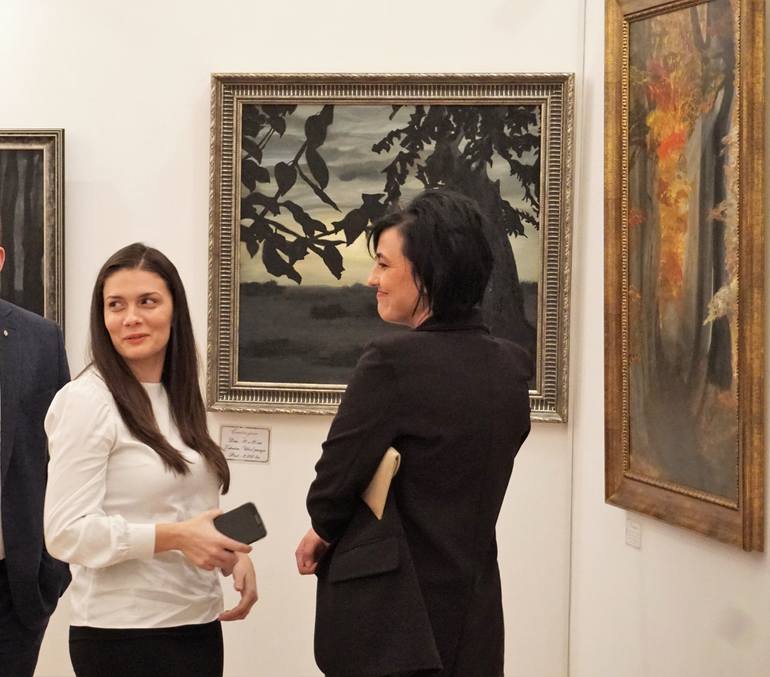 Original Modern Landscape Painting by Eliza Matica