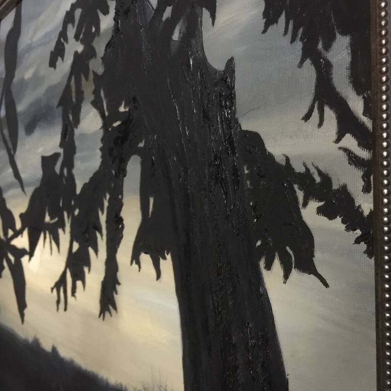 Original Modern Landscape Painting by Eliza Matica