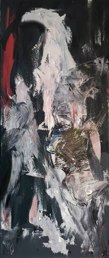 Original Abstract Expressionism Love Paintings by Eliza Matica