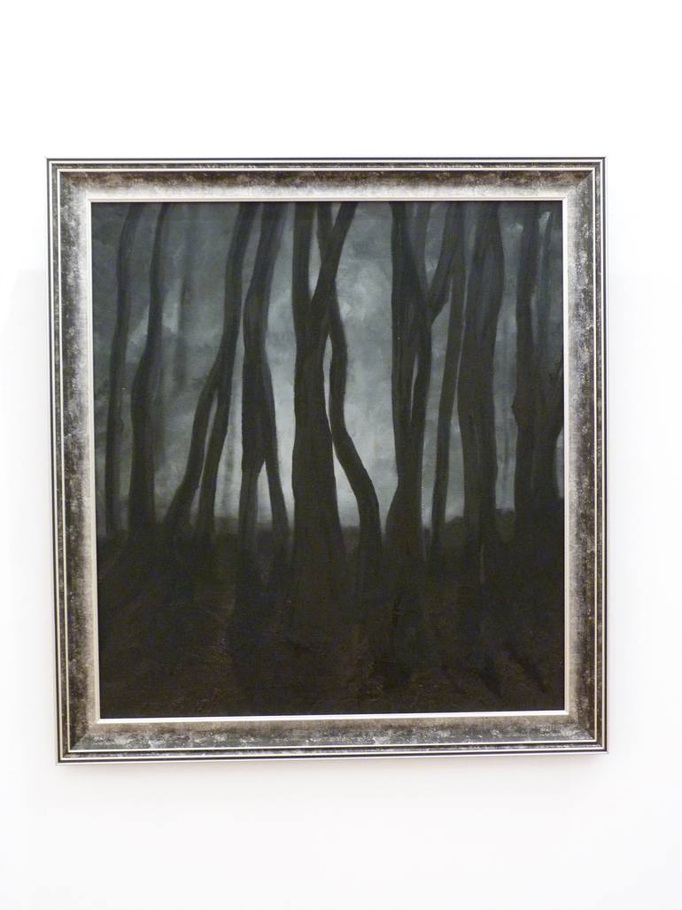 Original Fine Art Tree Painting by Eliza Matica