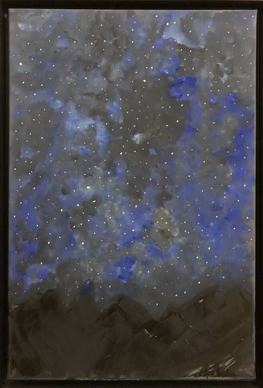 Print of Expressionism Outer Space Paintings by Eliza Matica
