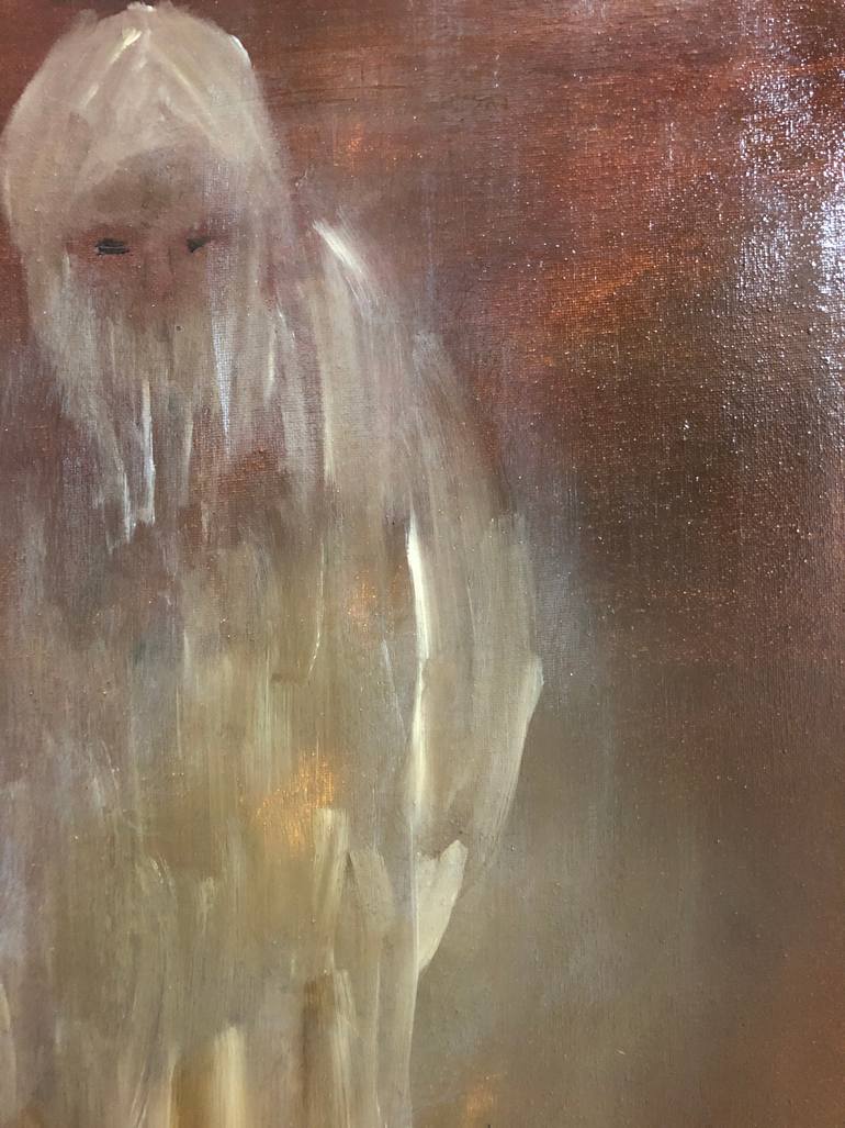 Original Impressionism Religion Painting by Eliza Matica