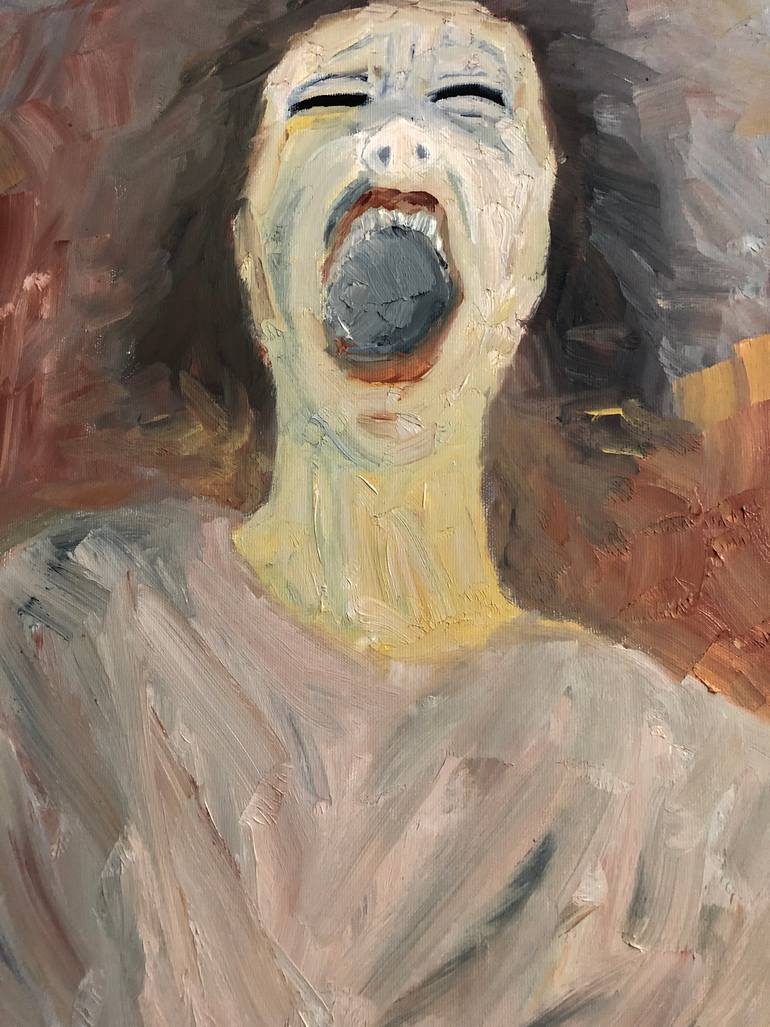 Original Conceptual People Painting by Eliza Matica