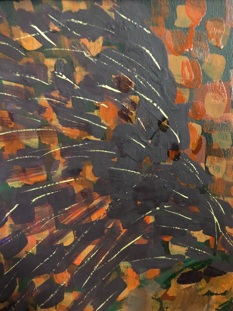 Original Impressionism Religion Painting by Eliza Matica