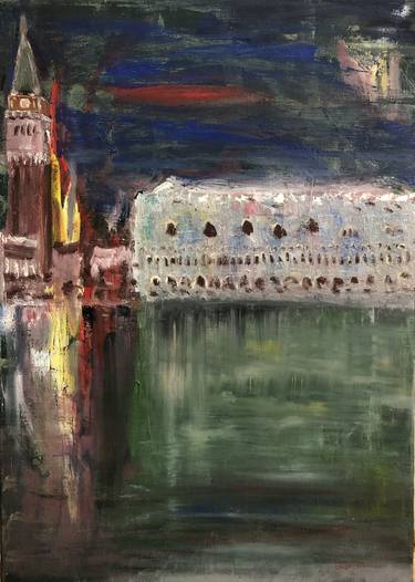 Print of Expressionism Cities Paintings by Eliza Matica