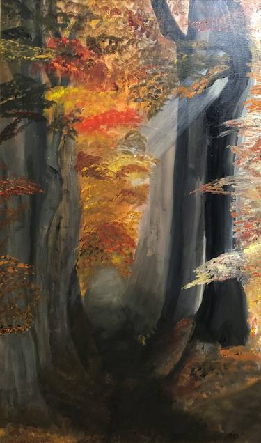 Original Impressionism Tree Paintings by Eliza Matica
