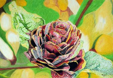 Print of Expressionism Botanic Paintings by Ben van Eijk