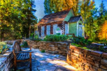 Wooden House & Green Forest thumb