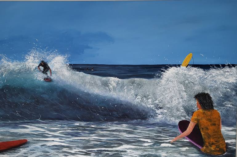 Original Contemporary Seascape Painting by Kim Flink
