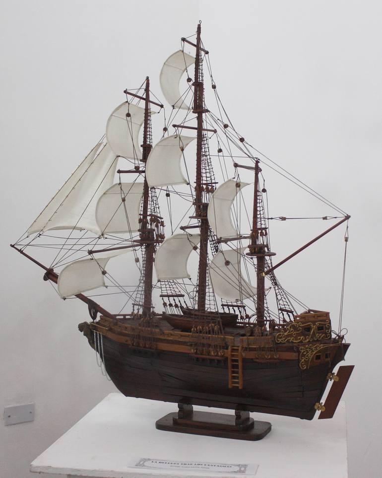 Original Figurative Boat Sculpture by Carlos Torres