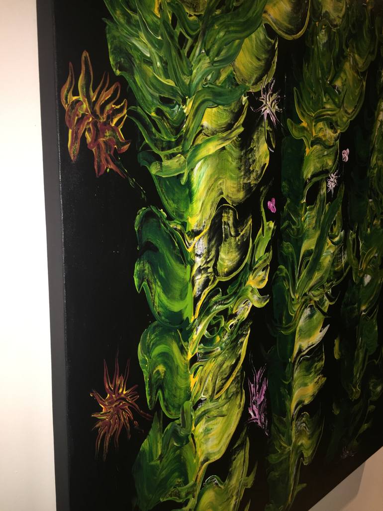 Original Conceptual Abstract Painting by Cesar Gutierrez