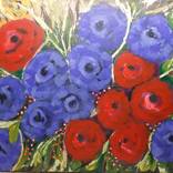 Red&Violet roses by Cesar Gutierrez