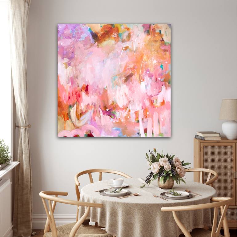 Original Abstract Expressionism Abstract Painting by Chantal Proulx