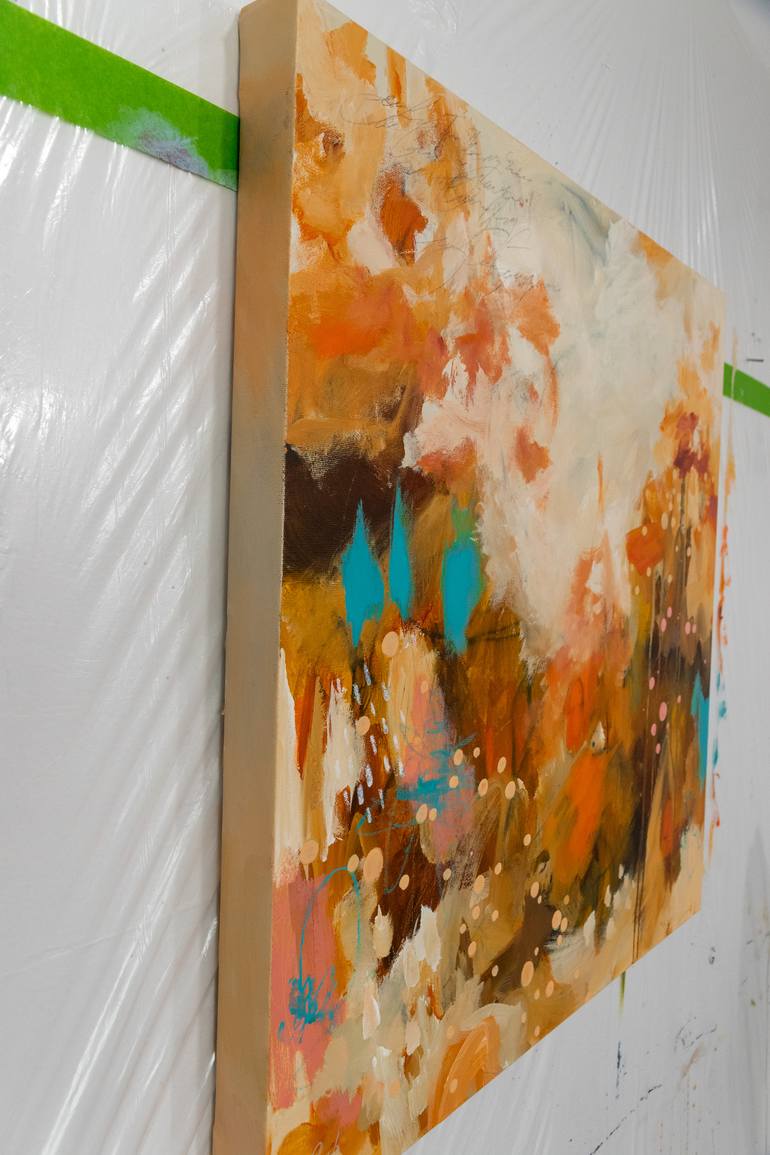 Original Abstract Expressionism Abstract Painting by Chantal Proulx