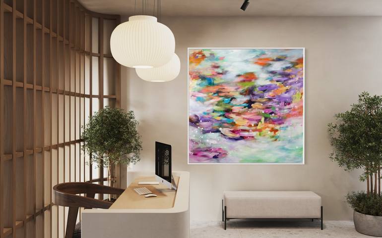Original Abstract Nature Painting by Chantal Proulx