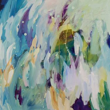 Original Abstract Expressionism Abstract Paintings by Chantal Proulx