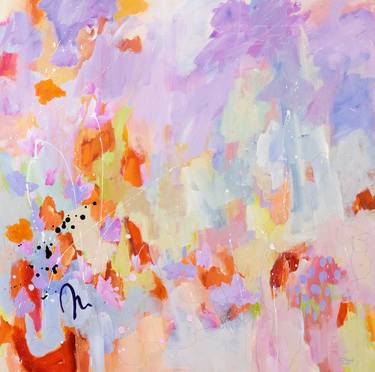 Original Abstract Expressionism Abstract Paintings by Chantal Proulx
