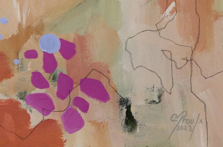 Original Abstract Expressionism Abstract Painting by Chantal Proulx