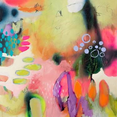 Original Contemporary Abstract Paintings by Chantal Proulx