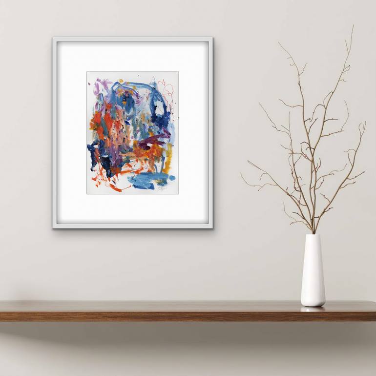 Original Abstract Expressionism Abstract Painting by Chantal Proulx