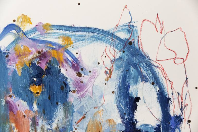 Original Abstract Expressionism Abstract Painting by Chantal Proulx